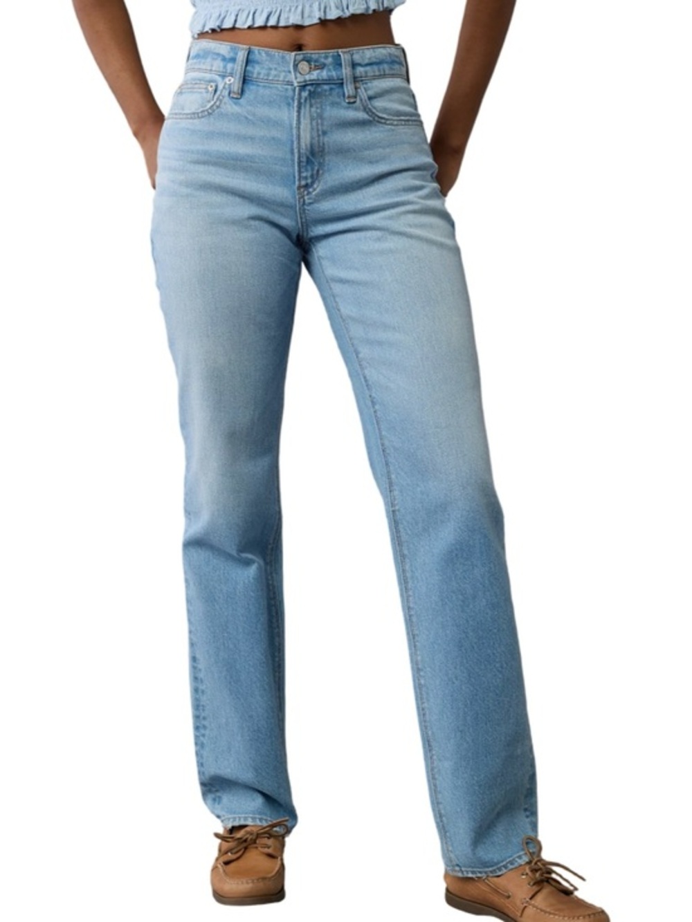 NWT American Eagle AE Stretch Super High-Waisted Straight Jean size 20